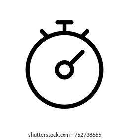 stopwatch line icon
