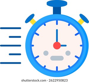 Stopwatch Line vector Icon Design