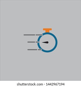 stopwatch logo template web icon back ground