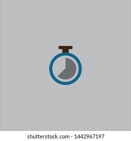 stopwatch logo template web icon back ground