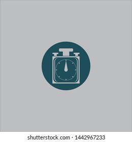 stopwatch logo template web icon back ground