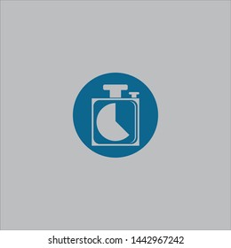 stopwatch logo template web icon back ground