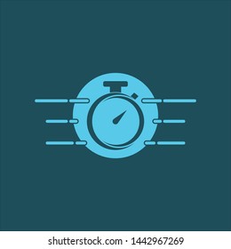 stopwatch logo template web icon back ground
