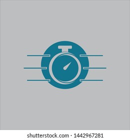 stopwatch logo template web icon back ground