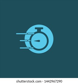 stopwatch logo template web icon back ground