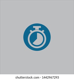 stopwatch logo template web icon back ground