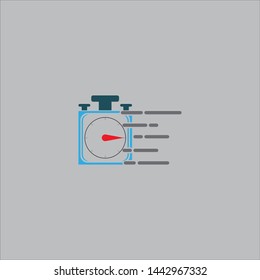 stopwatch logo template web icon back ground