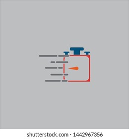 stopwatch logo template web icon back ground