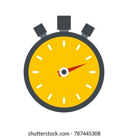 Stopwatch modern icon. Flat illustration of stopwatch modern vector icon isolated on white background