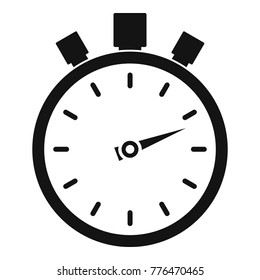 Stopwatch modern icon. Simple illustration of stopwatch modern vector icon for web