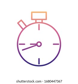 stopwatch nolan icon. Simple thin line, outline vector of Measuring Instruments icons for ui and ux, website or mobile application