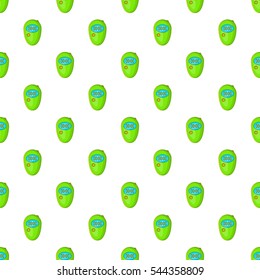 Stopwatch pattern. Cartoon illustration of stopwatch vector pattern for web