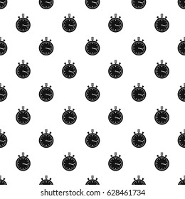 Stopwatch pattern seamless in simple style vector illustration
