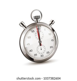 Stopwatch perspective view - time concept