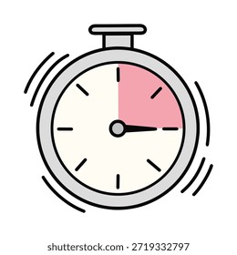 Sonido de cronómetro, que ilustra un límite de tiempo, fecha límite y cuenta regresiva urgente