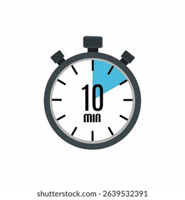 Stopwatch Showing 10 Minutes Remaining