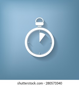 stopwatch sign.