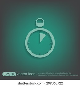 stopwatch sign.