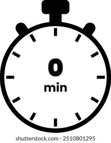 Signo de cronómetro para usos múltiples. Símbolo de tiempo restante.