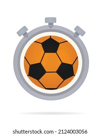 Hör auf, mit dem Fußball zu gucken! Vektorgrafik
