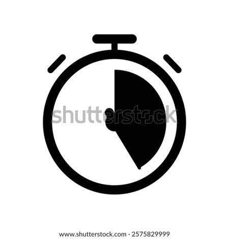 stopwatch speed meter icon, to measure a certain time