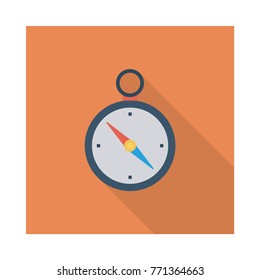 stopwatch square flat