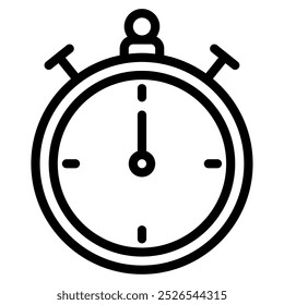 Stopwatch start up vector icon illustration