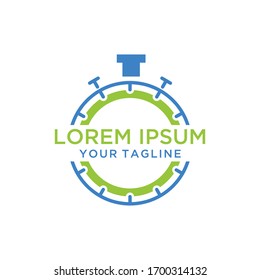 Stopwatch / stop watch timer flat vector icon for apps and websites