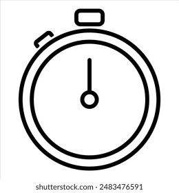 Stopwatch , stop watch timer flat vector icon 