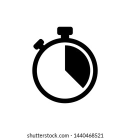 Stopwatch Symbol Icon Vector Design Illustration