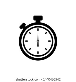 Stopwatch Symbol Icon Vector Design Illustration