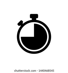 Stopwatch Symbol Icon Vector Design Illustration - Shutterstock ID 1440468545