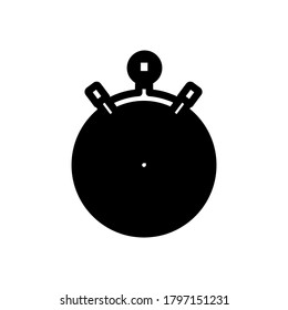 stopwatch symbol line icon, Vector Illustration