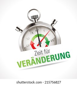 Stopwatch - Time for change - German