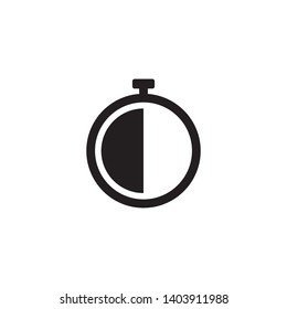 stopwatch time deadline icon vector illustration
