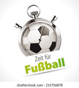 Stopwatch - Time for soccer - German