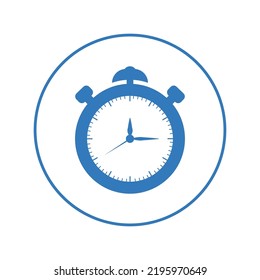 Stopwatch timer alarm clock  icon | Circle version icon |