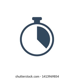 Stopwatch timer icon design vector illustration