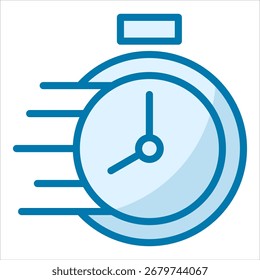 Stopwatch Timer Icon Element For Design