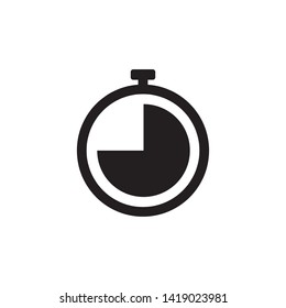 Stopwatch Timer Icon Vector Illustration - Vector