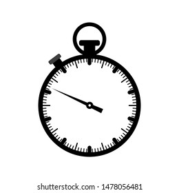 Stopwatch Timer Icon Vector Illustration on white background