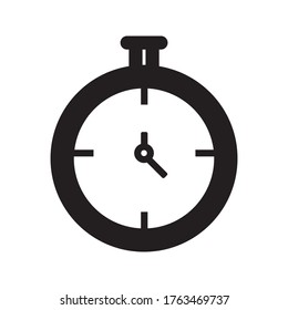 
Stopwatch Timer Icon Vector Illustration on white background