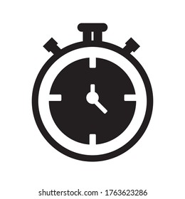 
Stopwatch Timer Icon Vector Illustration on white background - Shutterstock ID 1763623286