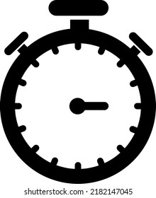 Stopwatch Timer Icon Vector Illustration on white background..eps
