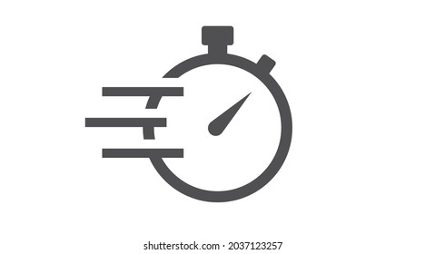 Stopwatch Timer icon. Vector isolated editable illustration