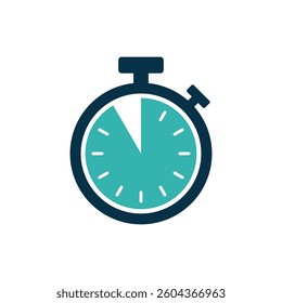 Stopwatch Timer Icon Vector Template
