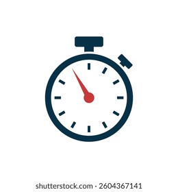 Stopwatch Timer Icon Vector Template