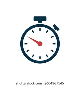 Stopwatch Timer Icon Vector Template