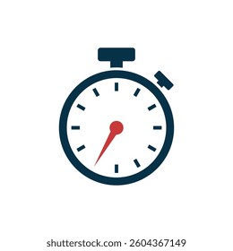 Stopwatch Timer Icon Vector Template