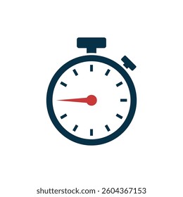 Stopwatch Timer Icon Vector Template